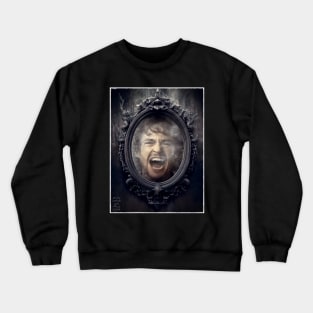 Will Graham Haunted AU Ghost Mirror Scream Crewneck Sweatshirt